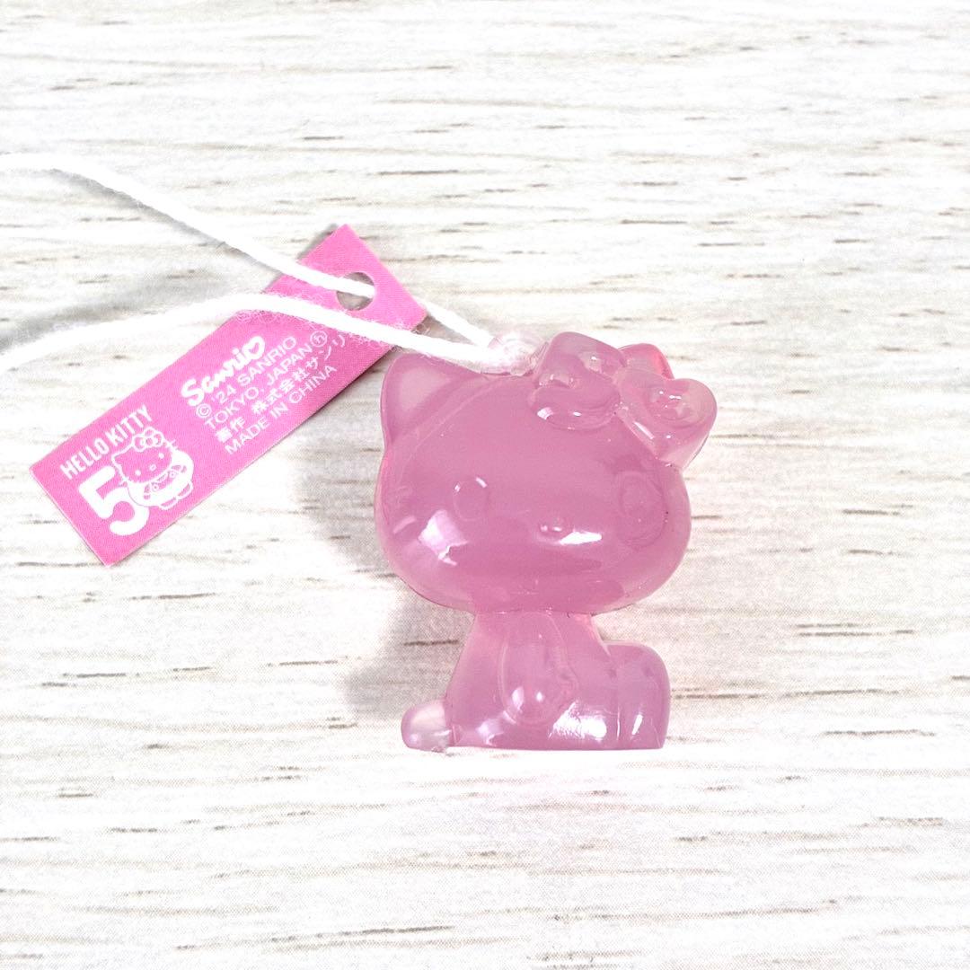 未使用☆レア❣️ハローキティ 50周年 タグ付き ピンク色ストラップ キティちゃん