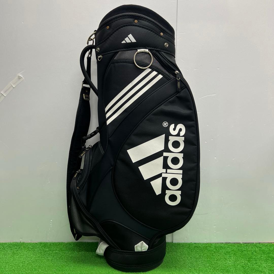 アディダス adidas ゴルフバッグ　9インチ　ブラック　メンズ　中古品