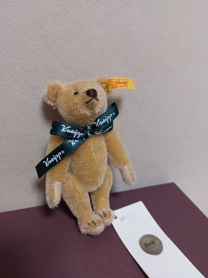Steiff クナイプオリジナル ミニテディベア (未使用 非売品) 懸賞品