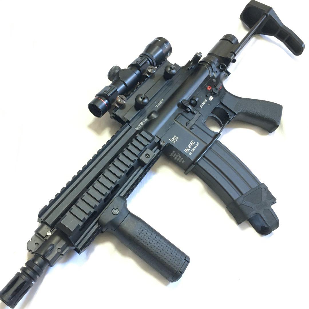 【動作快調＆超美品!!】 東京マルイ 次世代電動ガン HK416C セット!!