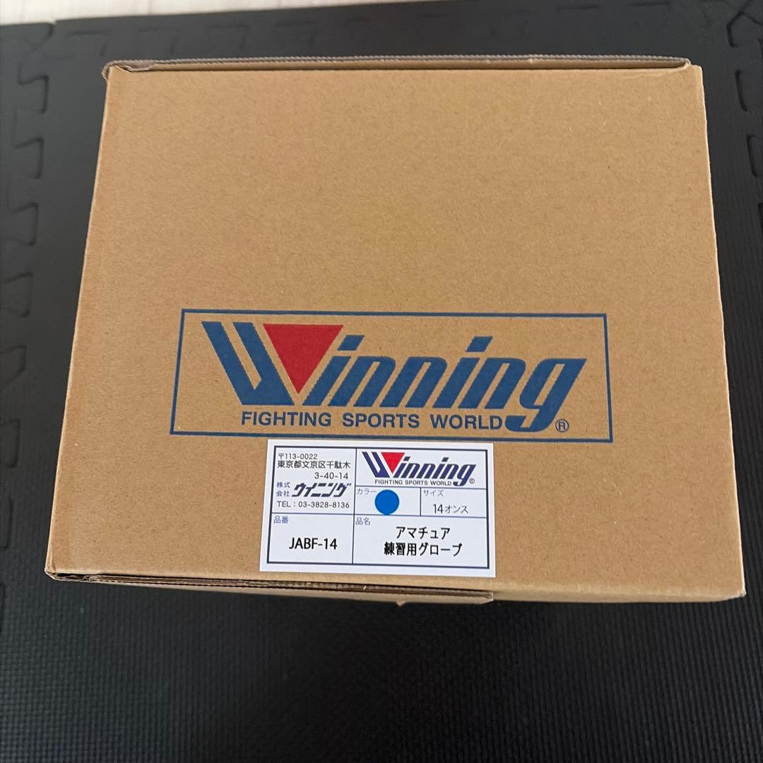 満*郎様 新品Winning ボクシンググローブ 14 ozJABF-14アマチ
