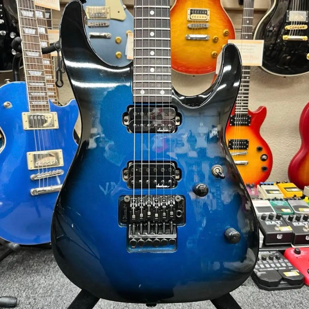 【11198】Charvel by Jackson エレキギター ロック式 青