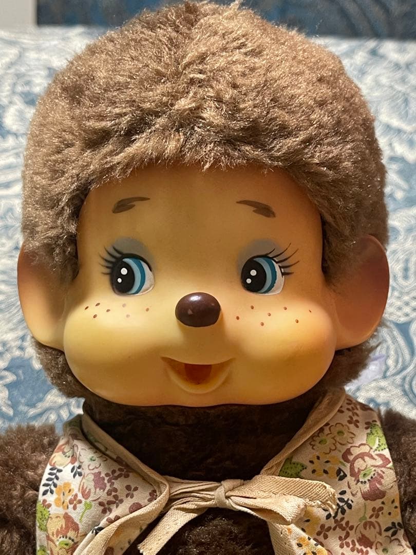 ぬいぐるみ VINTAGE MONCHICHI BLUE EYES