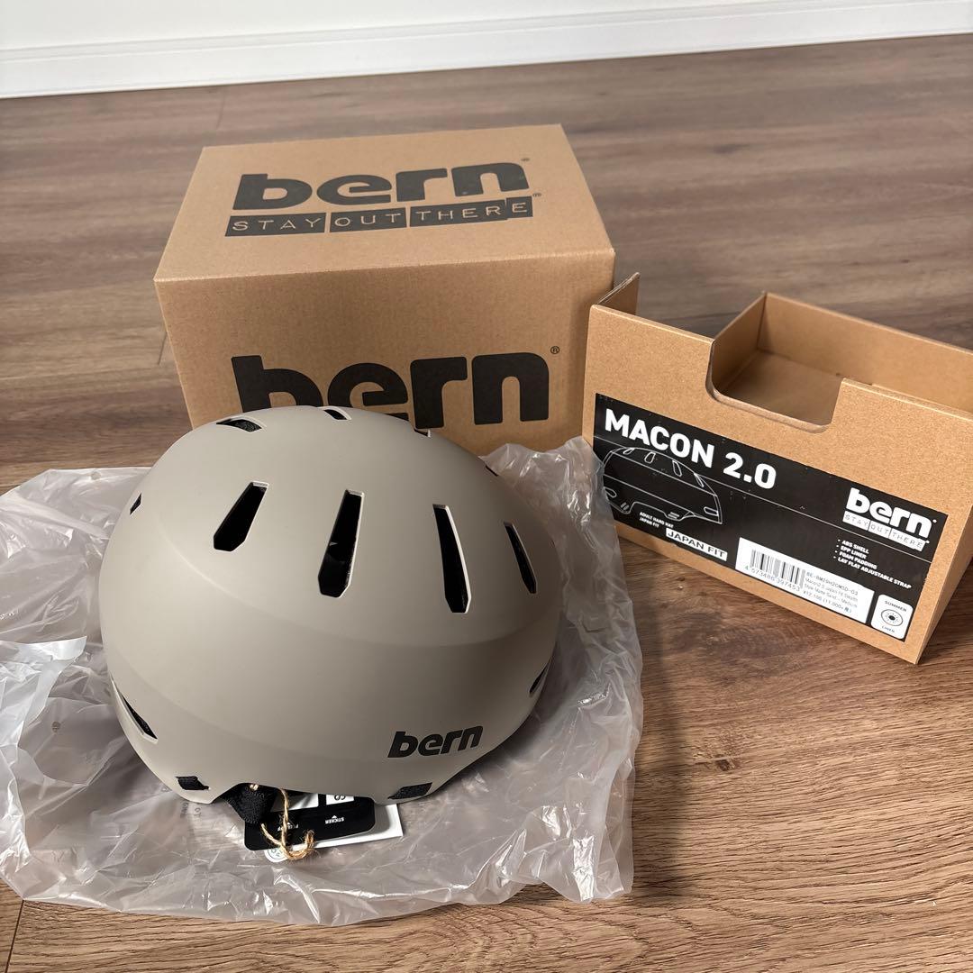 【新品未使用】ヘルメット BERN MACON 2.0サイズM【国内正規品】