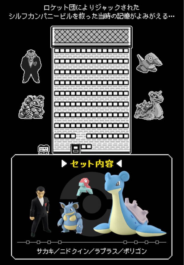 ポケモンスケールワールド　カントー地方　シルフカンパニーセット