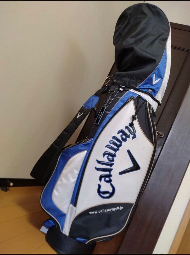 わ*郎様 Callaway キャディバッグ 白/黒/青