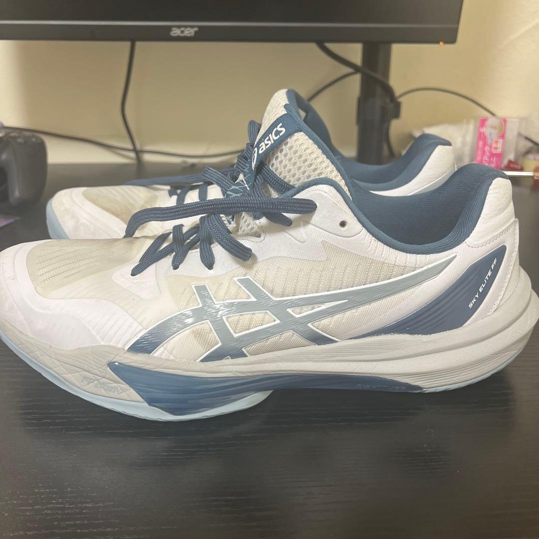 ASICS GEL-ROCKET バレーボールシューズ ホワイト/ネイビー