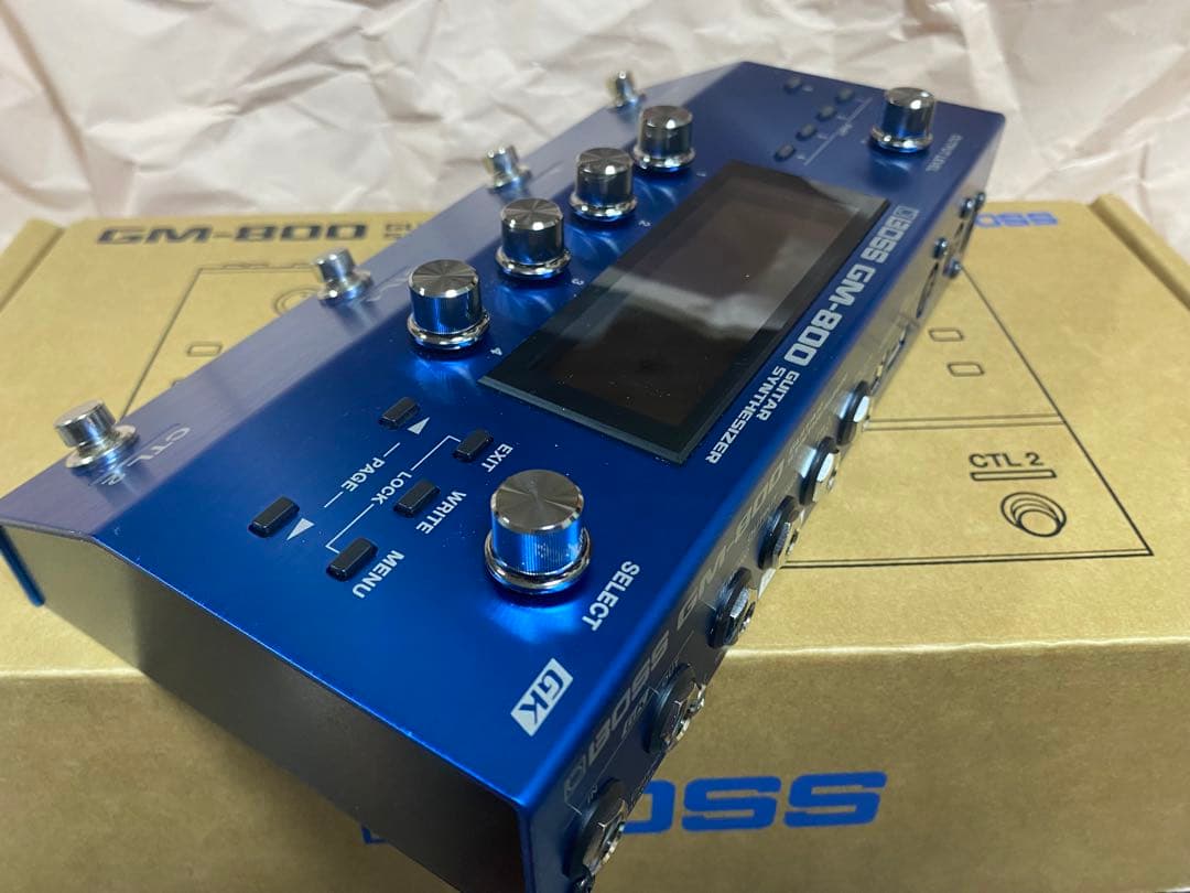 ギターシンセット EURUSU +GM-800＋CAJ MIDIペダル＋ケーブル
