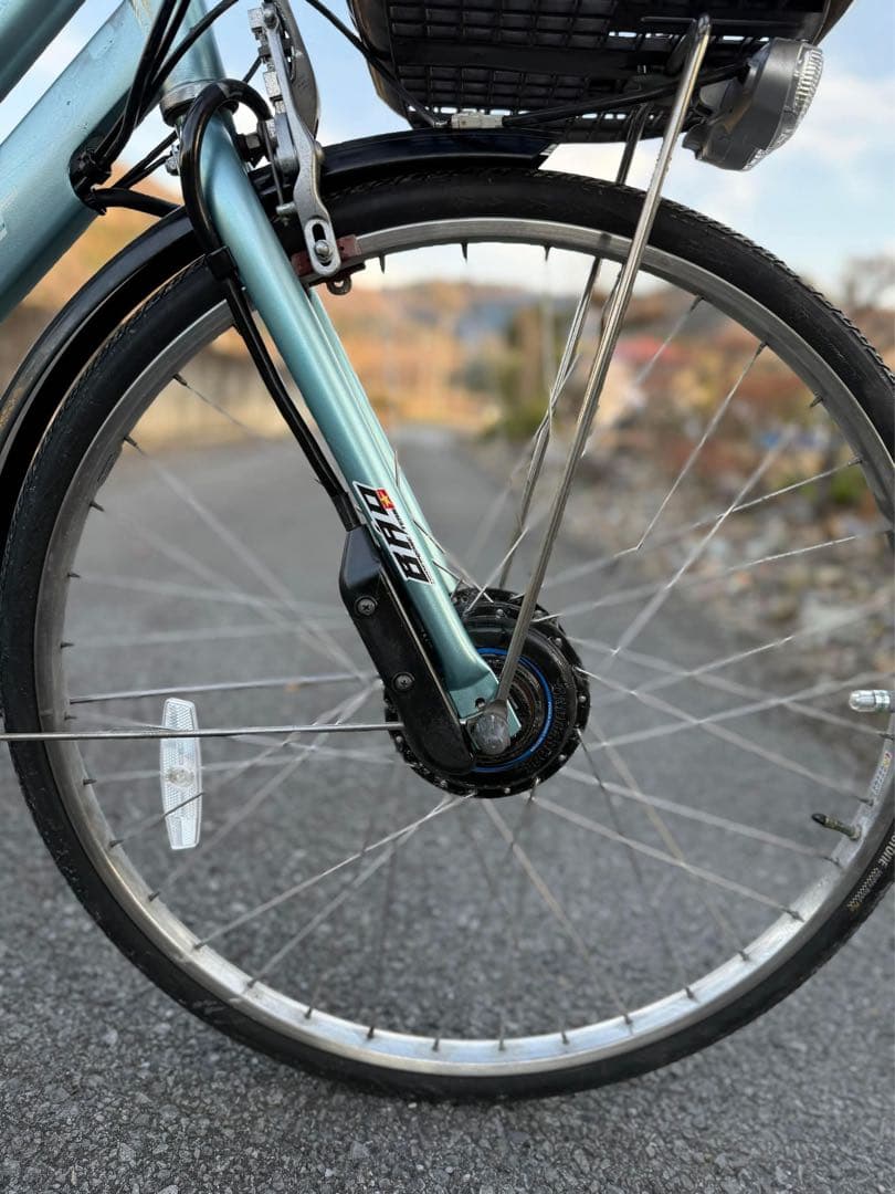RIDER RACE 電動アシスト自転車 水色