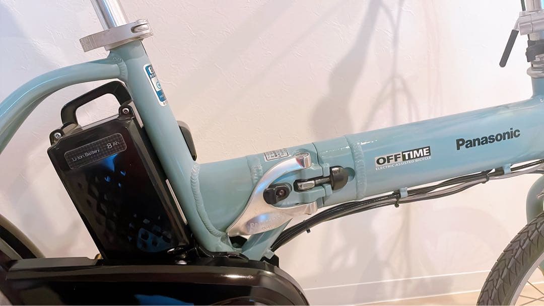 Panasonic OFF TIME 電動アシスト自転車 水色　ビタミン