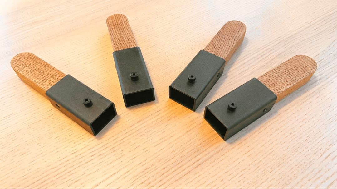 残り2点 ブラックデザイン ハレテーブル 日和 延長脚 改良品