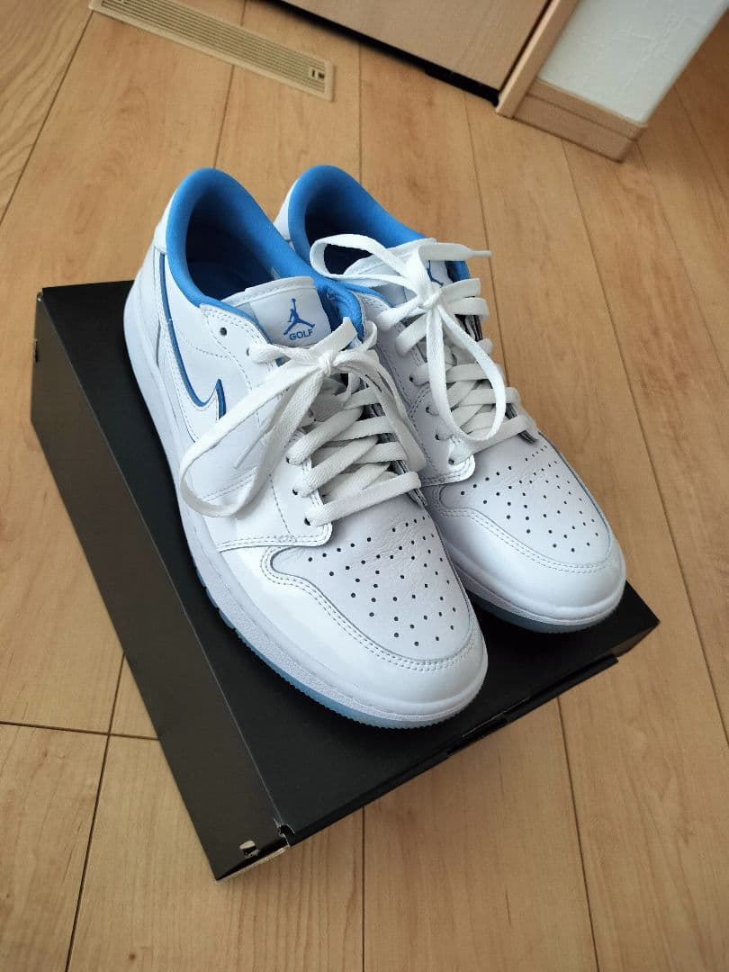 Nike Air Jordan 1 Low ホワイト/ブルー　27cm