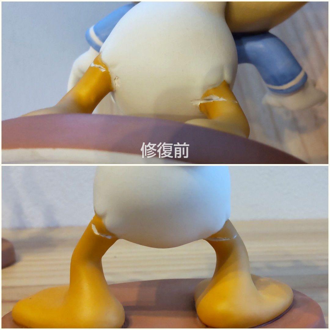 【訳あり】WDCC　ドナルド　3人の騎士　ディズニー　フィギュア　置き物