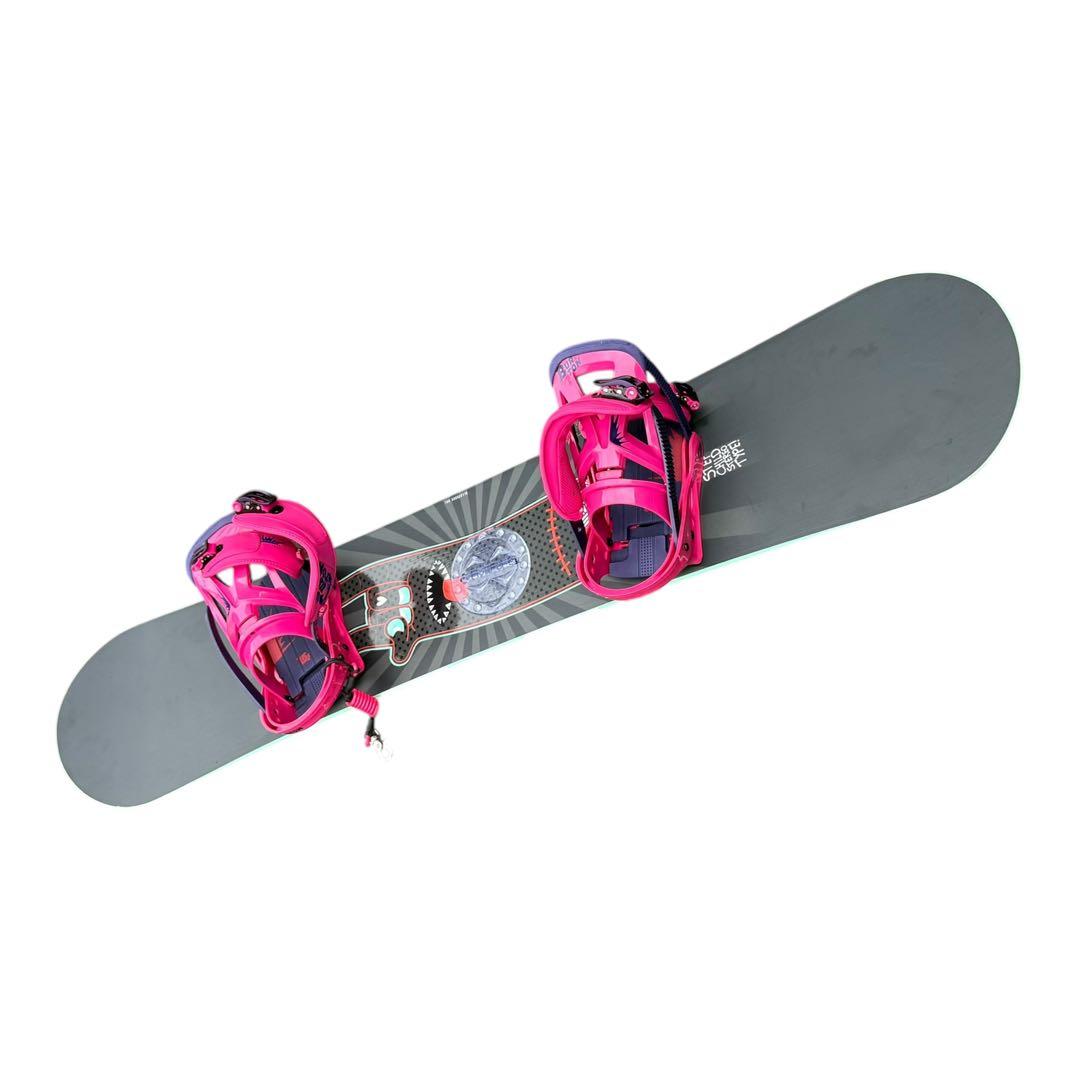 Stepchild スノーボードBURTON Customバインディング ピンク