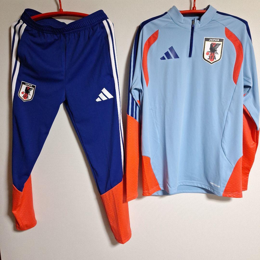 ほぼ新品 adidas サッカー 日本代表ティロ26トレーニングウェア上下セット