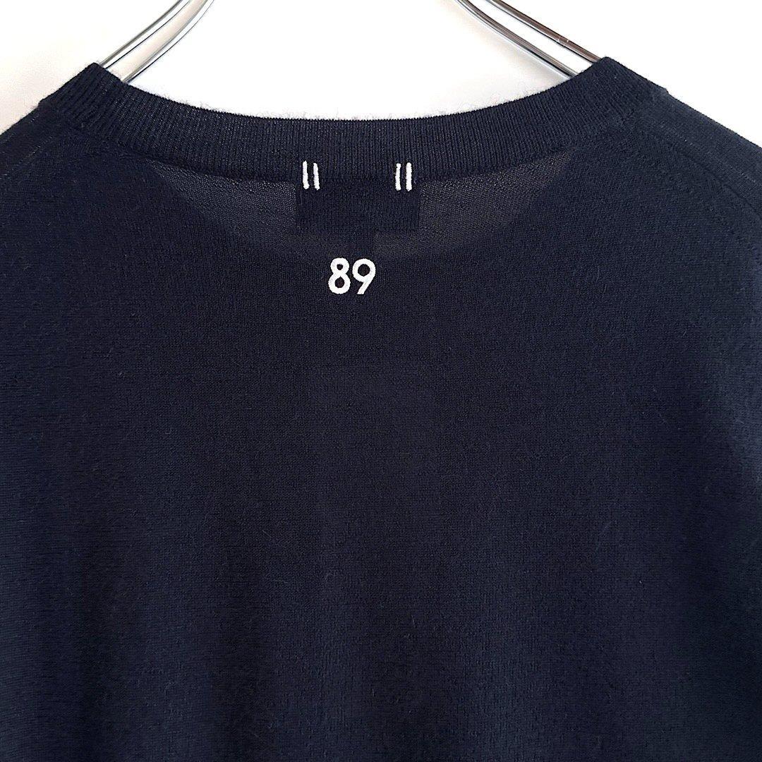 454 パーリーゲイツ 定価41,800円 カシミヤ100％ ニット 紺 2 L