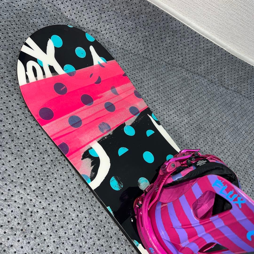 7-8回使用138cm RIDE RAPTURE×FLUX GU15 XSサイズ