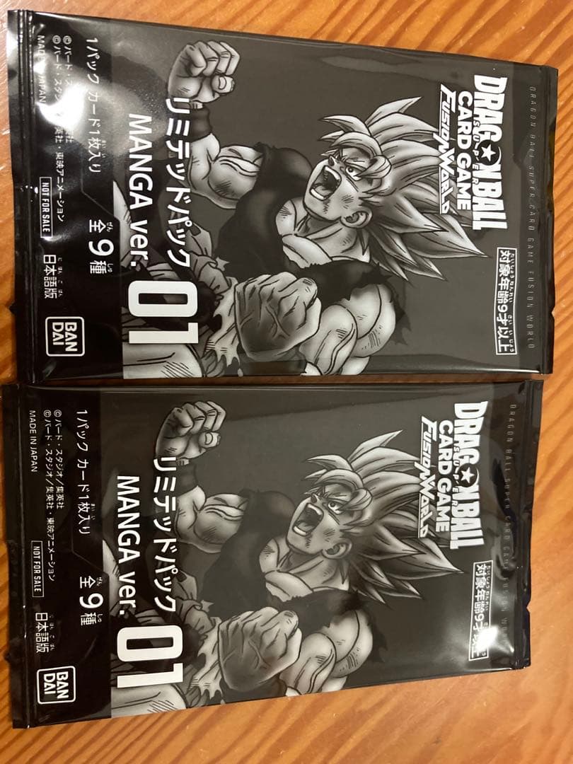 リミテッドパック　MANGA ver.01 パラレル　プロモ　未開封　2個セット