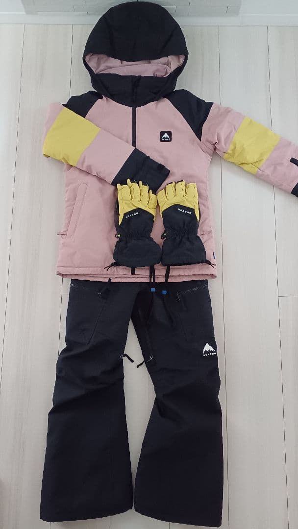 【美品】BURTON バートン スノーウェア ジャケット＆パンツ＆グローブ