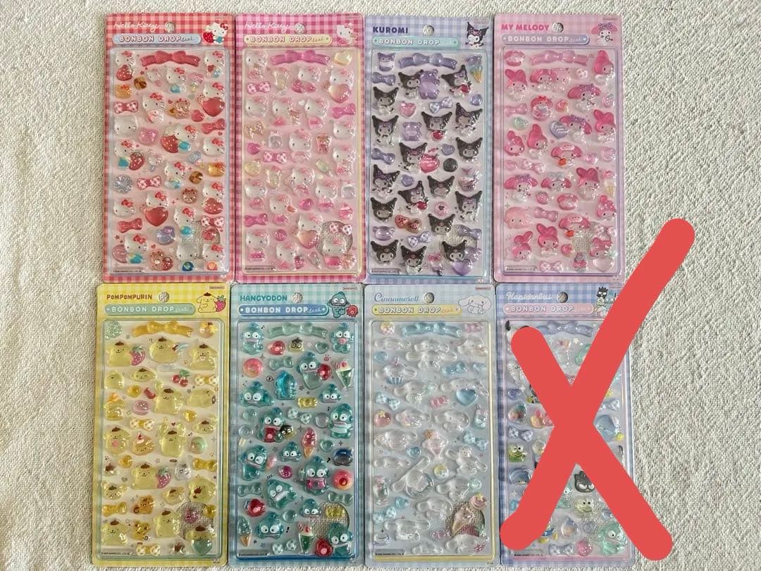 ボンボンドロップシール　サンリオ　正規品