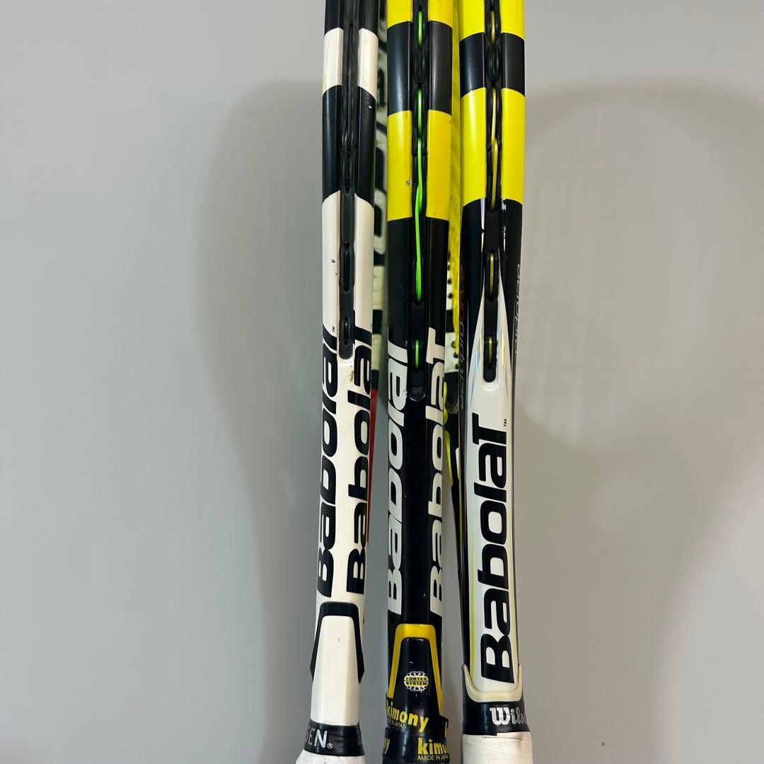 aero pro drive storm テニスラケット 3本セット