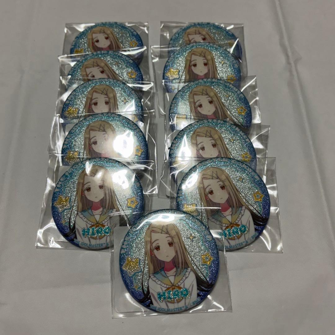 DMMスクラッチ 学園アイドルマスター 学マス 篠澤広 缶バッジ
