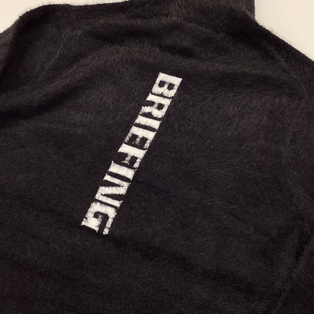BRIEFING 新品　SHAGGY LOGO TURTLENECK KNIT