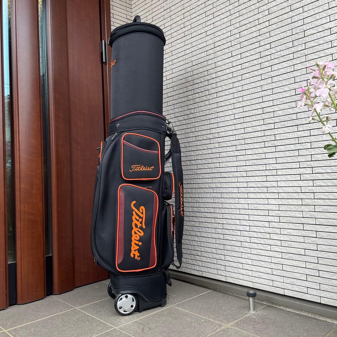 Titleist キャディバッグ ブラック/オレンジ