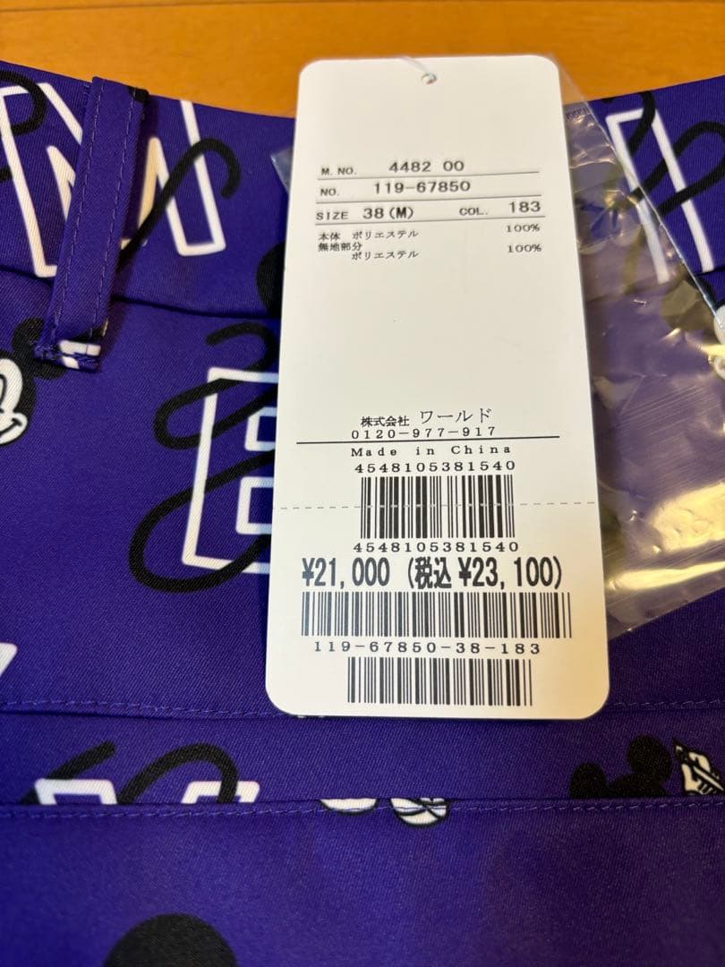 【新品】アダバット　ゴルフウェア　可愛いスカート　ミッキー　コラボ　希少