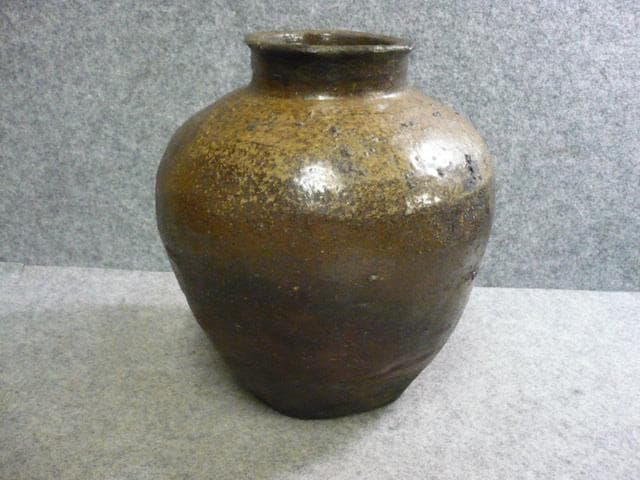 常滑焼 ごまだれ 茶壷 [B31497]