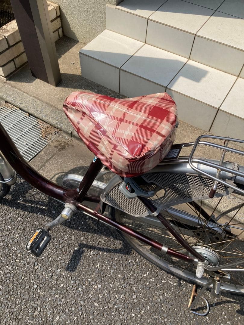 【26インチ】ブリヂストン自転車(レッドブラウン)