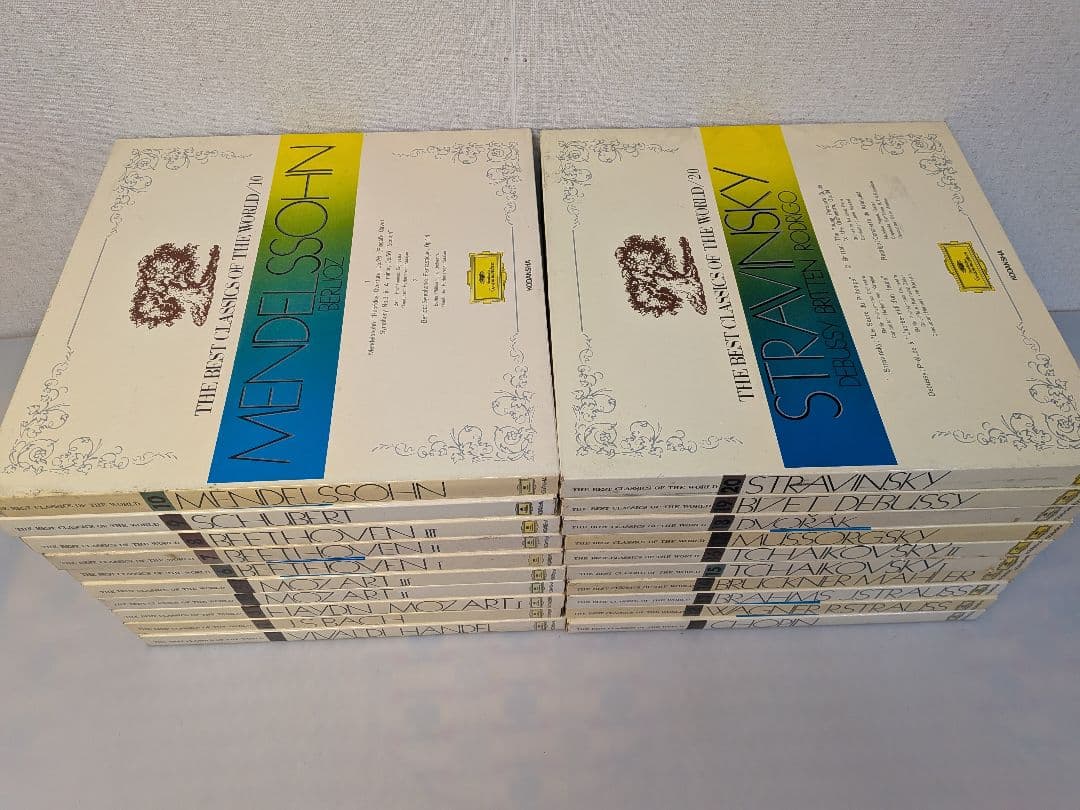 クラシック世界音楽大全集 全20巻セット LP40枚内蔵 講談社発行1970発行