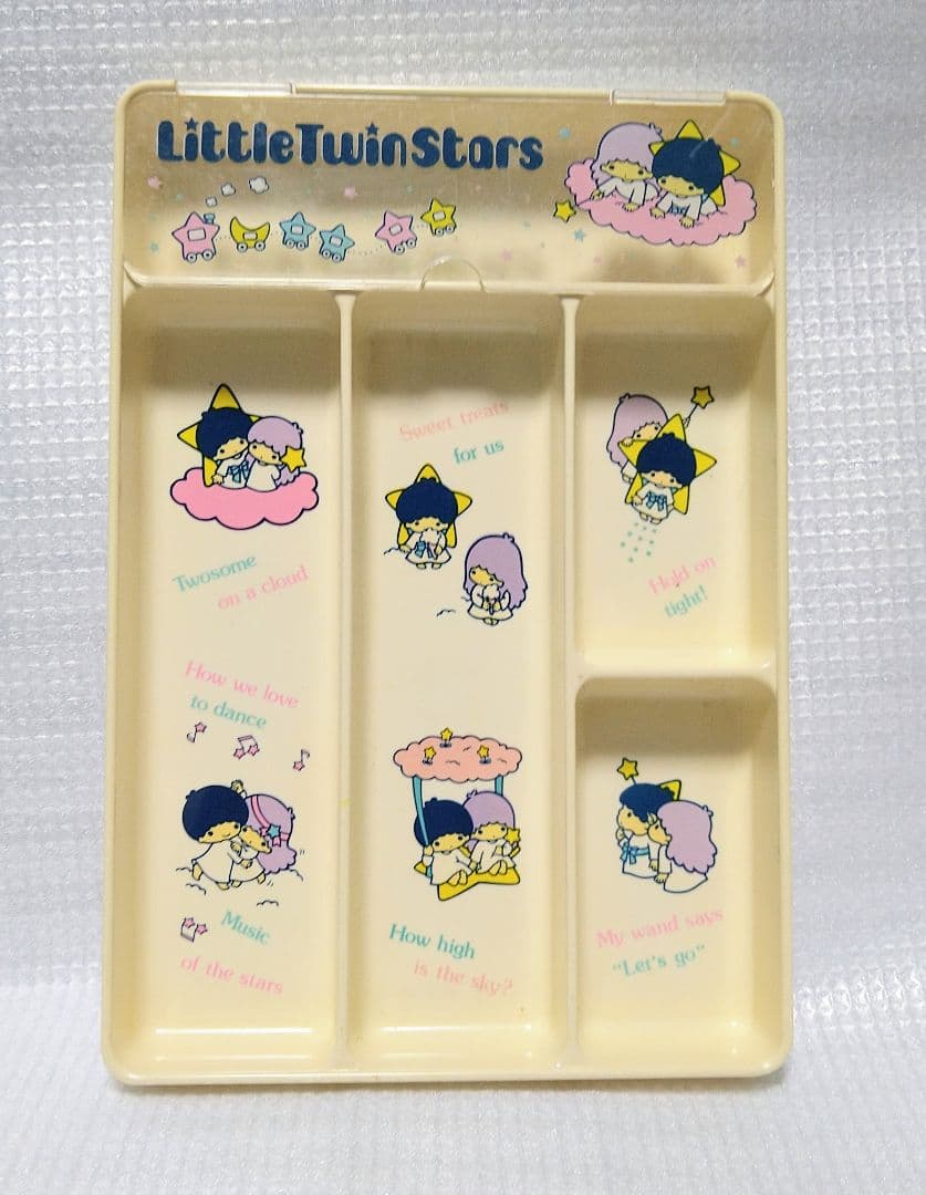 昭和レトロ サンリオ 76年 キキララ 文具トレーケース