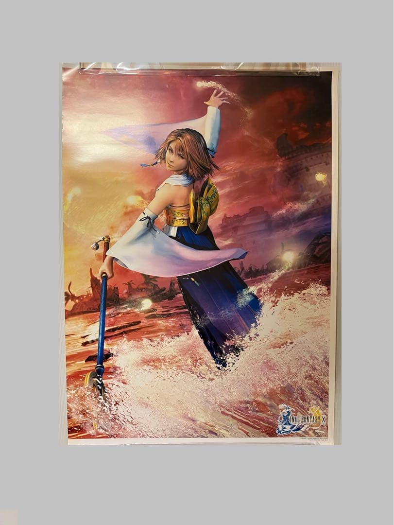公式　ファイナルファンタジーX ポスター2枚　b2 ティーダ　ユウナ