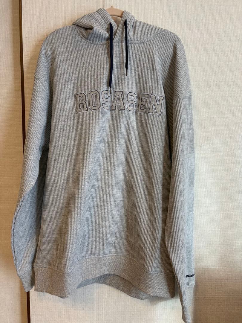【新品】ROSASEN ロサーセン グレー パーカー L メンズ ゴルフウェア
