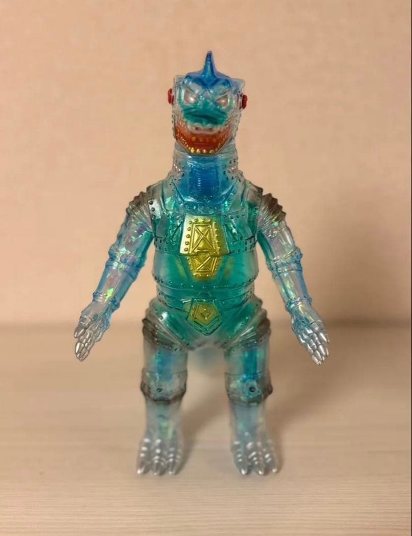 ブルマァク メカゴジラ オーロラカラー ソフビ ゴジラ 美品 袋付き