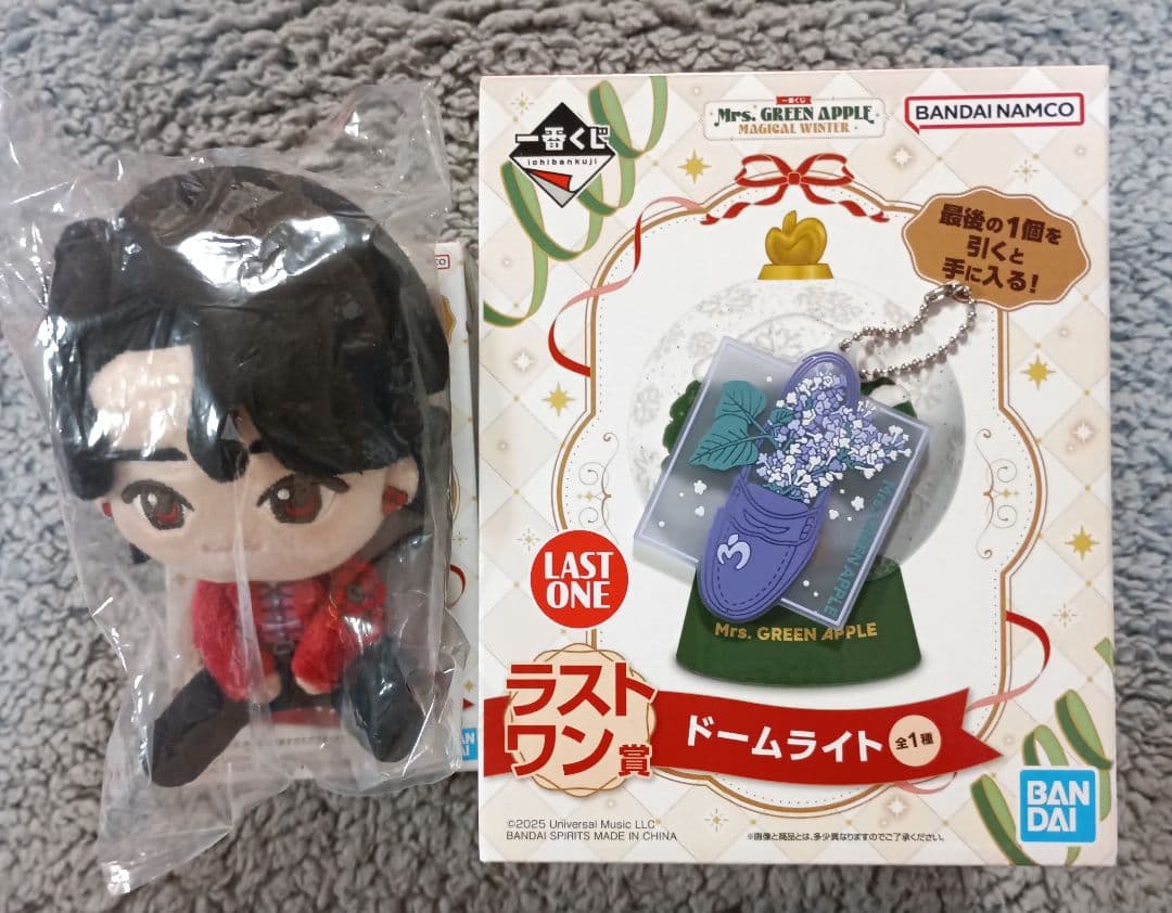 ミセス一番くじ　大森元貴マスコット　ラストワンドームライト　ライラックラバー