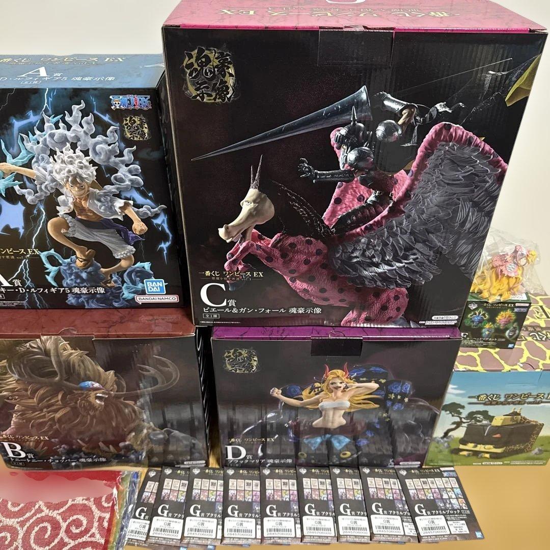 一番くじワンピース フィギュア未開封品A B C D E賞 セット（おまけ付き）