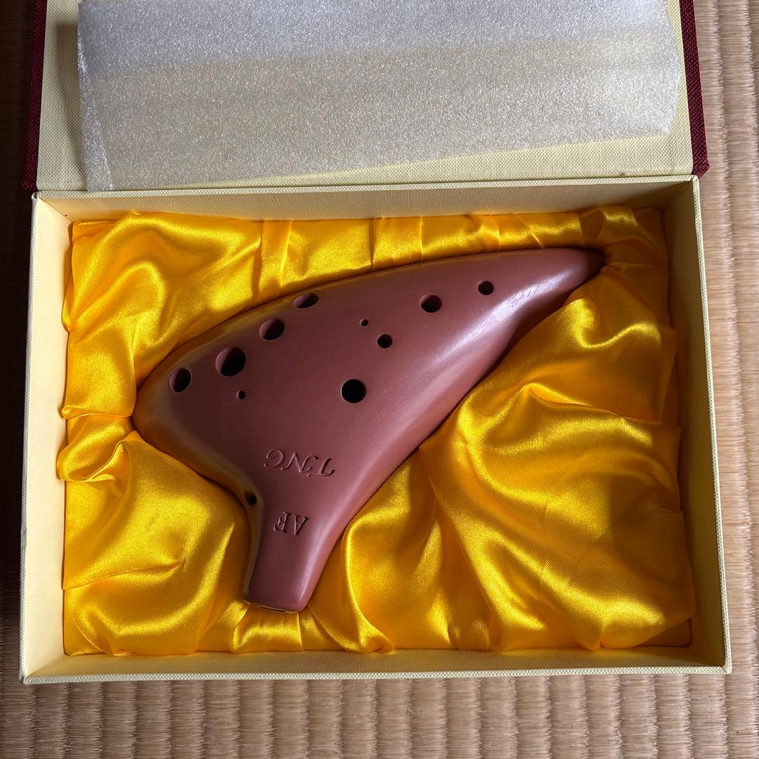 TNG オカリナ 紅土モデル アルトF 専用ケース付き