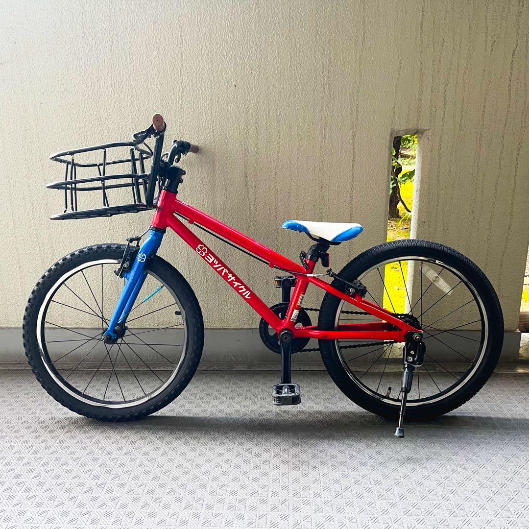 なつきんぐ【20インチ】　ヨツバサイクル ヒーローレッド　子供用自転車