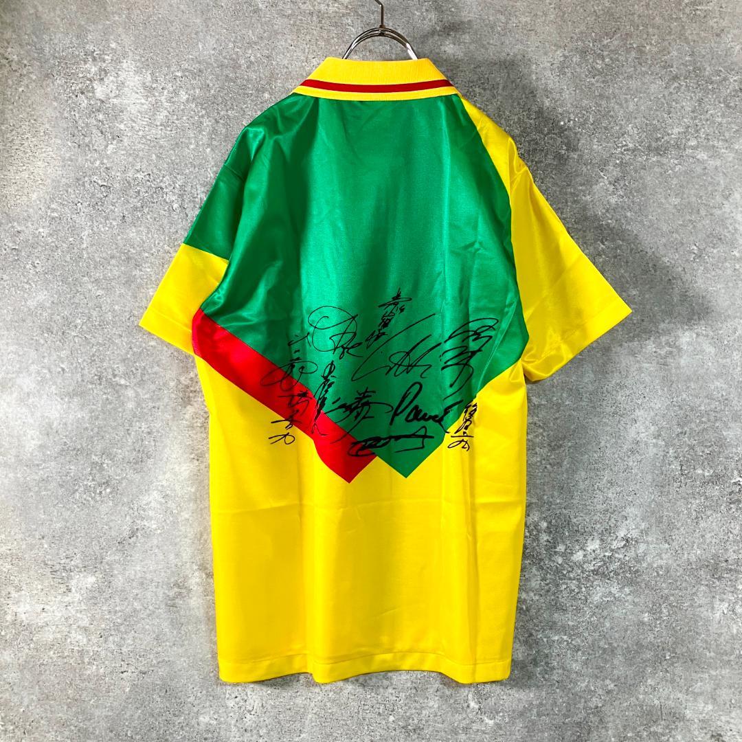 Mizuno　サッカーウェア　ジェフユナイテッド千葉　イエロー　サイン　半袖