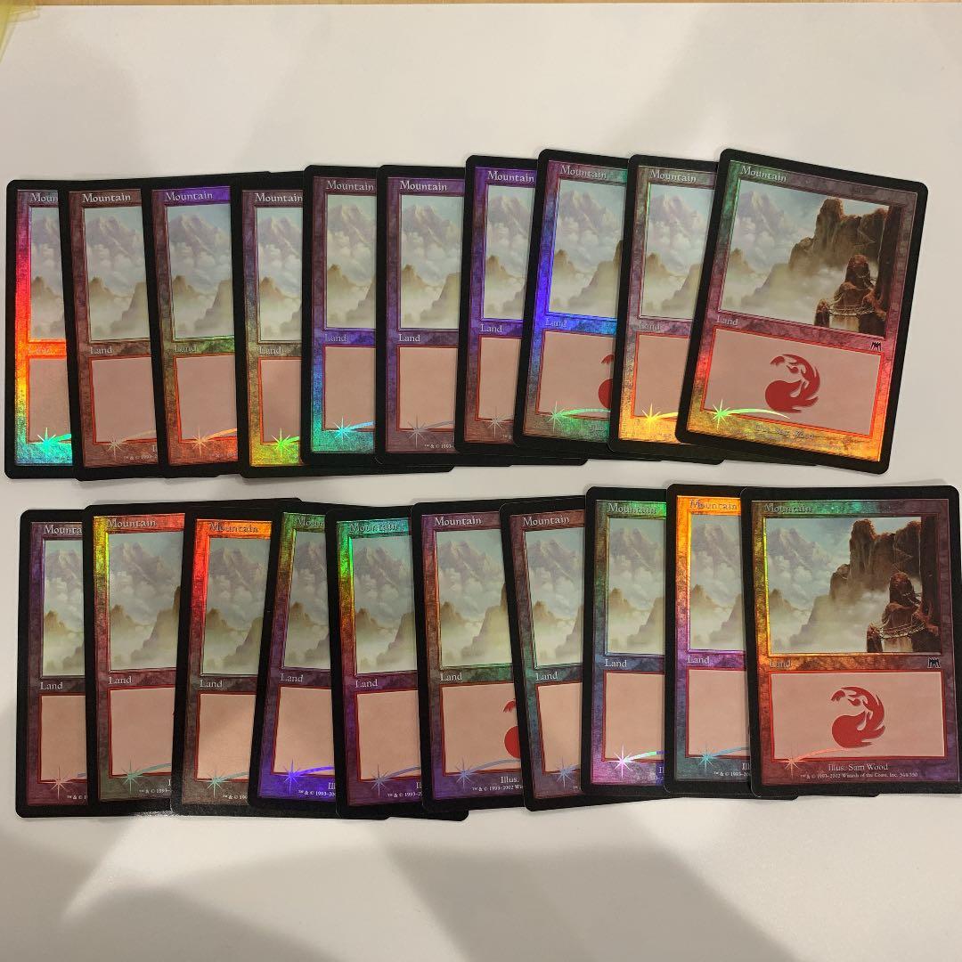 MTG オンスロート　山　foil 英語20枚　値下げ