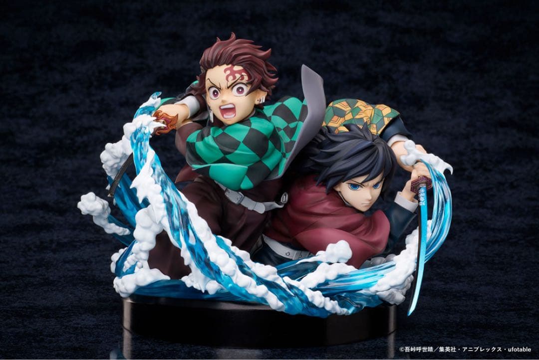 鬼滅の刃 アニプレックスくじ A賞　竈門炭治郎＆冨岡義勇ノンスケールフィギュア