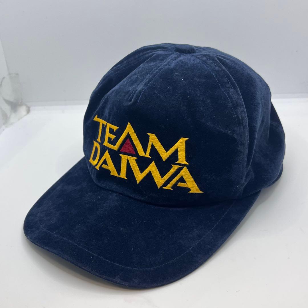 チームダイワ TEAMDAIWA キャップ　レーヨン　帽子　当時物　レトロ
