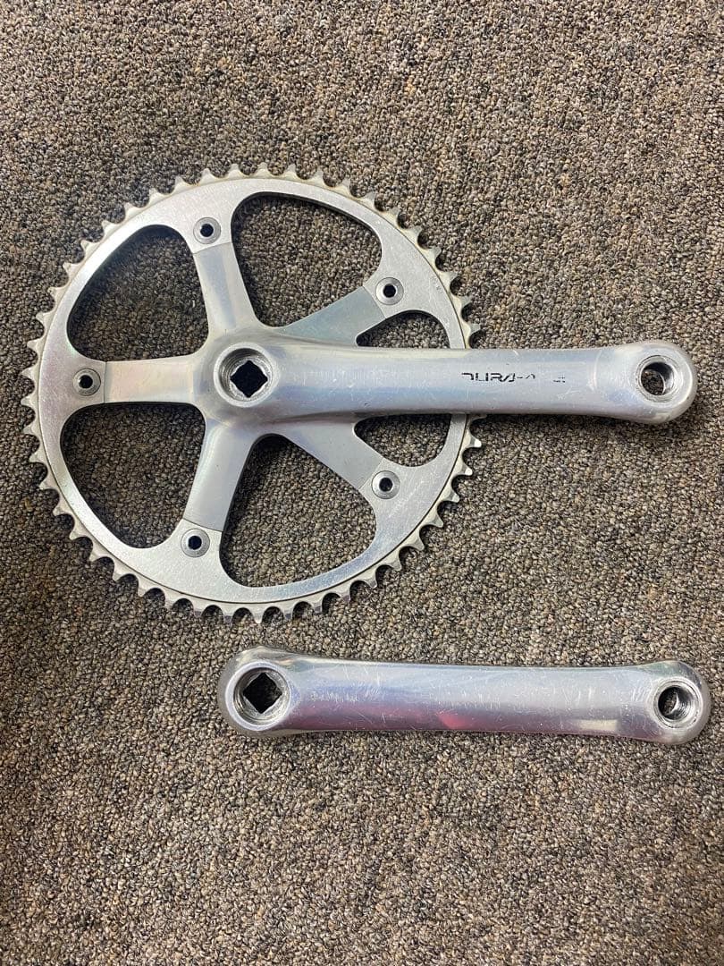【165mm】njsデュラエース fc-7600 ピスト 競輪シングルスピード