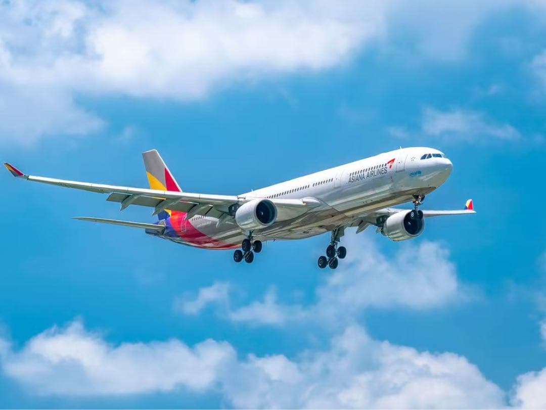 アシアナ航空 A330-323 Airlinertags 赤色