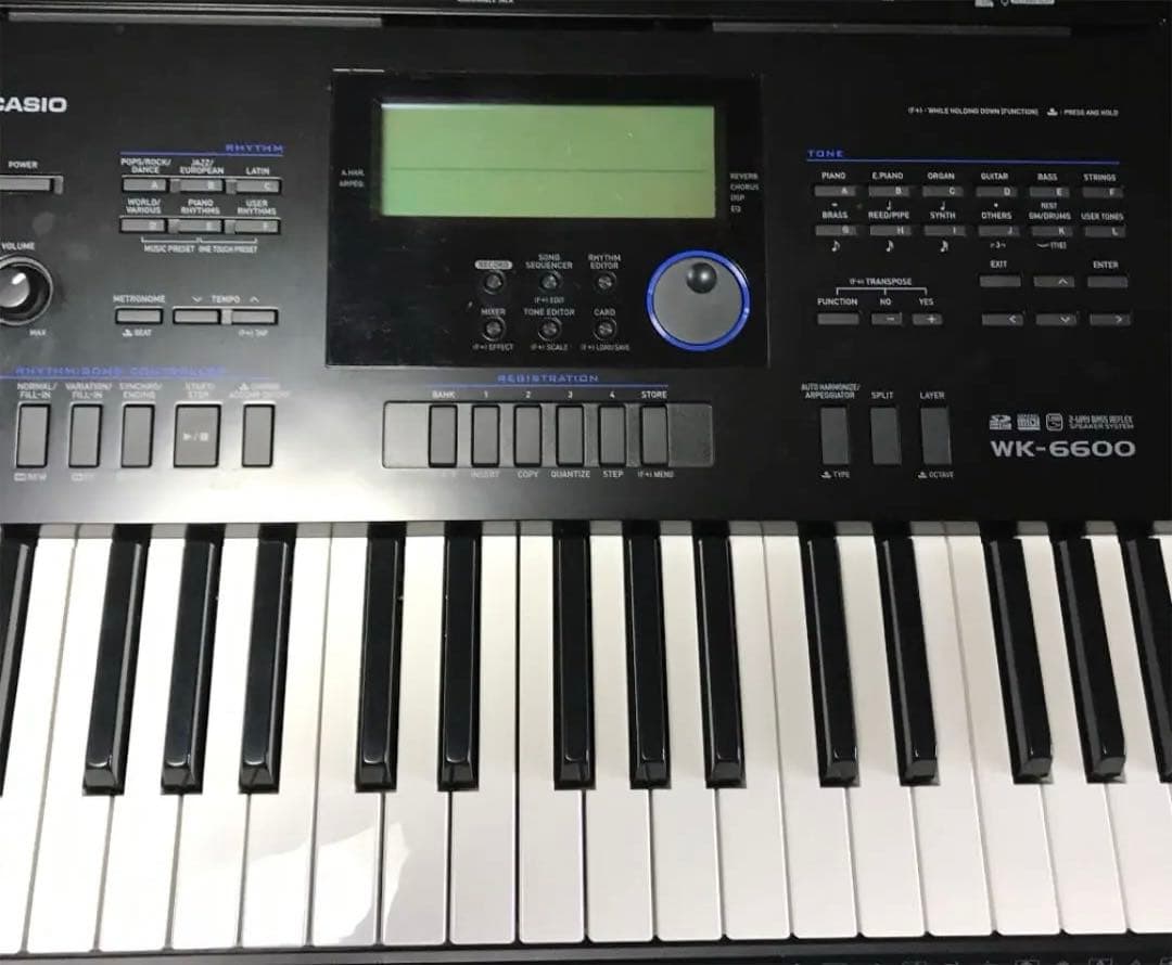 CASIO WK-6600 キーボード