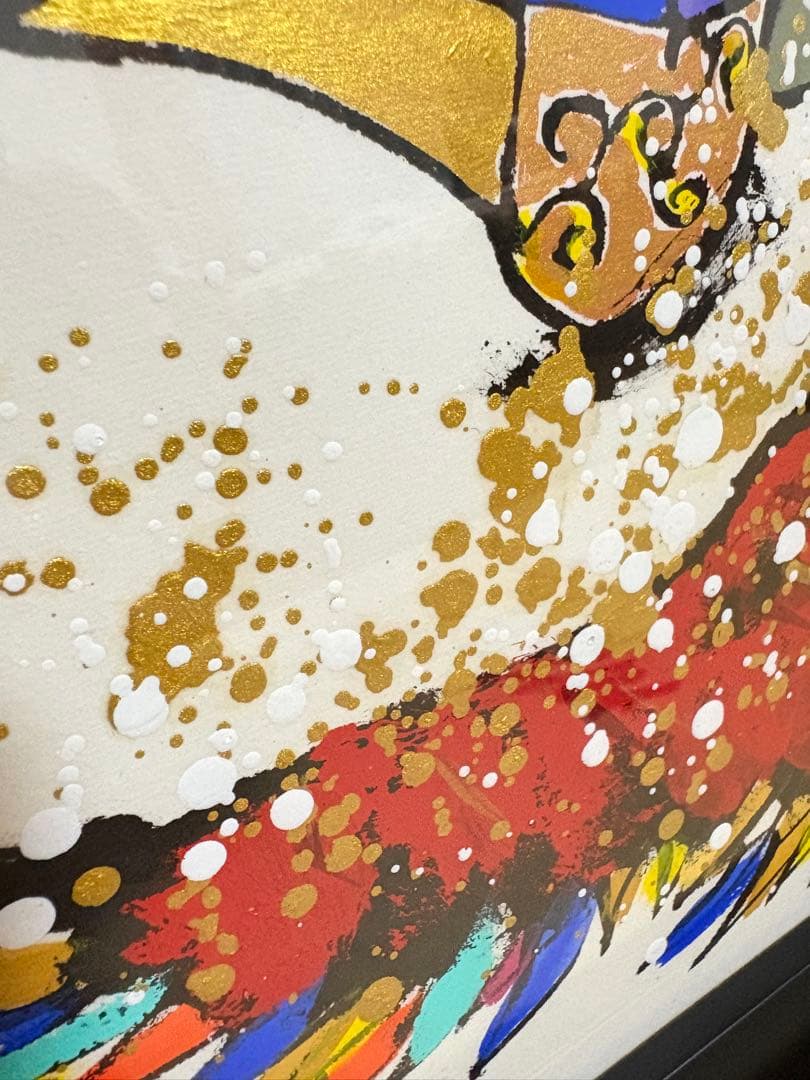 絵画　福鳥