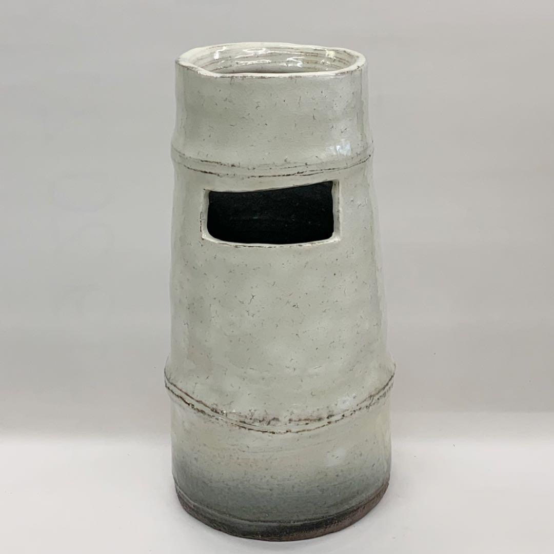 【花入19】萩4  一重切　高さ23.5㎝