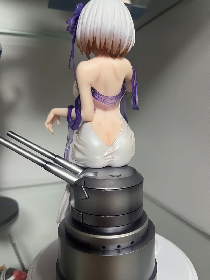 【開封済】 アズールレーン シリアス ホワイトローズ ウェーブ 1/7スケール